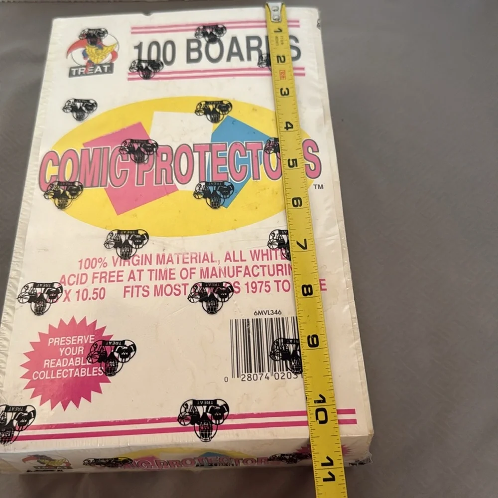 Comic Protectors 100 Boards Vintage 10.5”x7”  Virgin Material Acid Free *Read*
